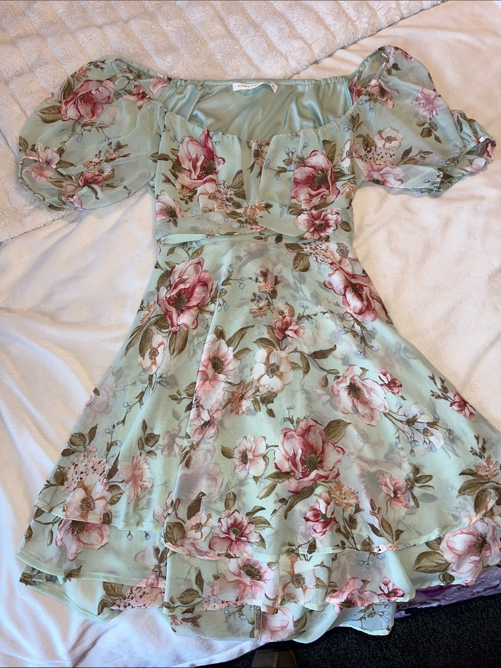 Women’s Altar’d State open back with tie floral dress
